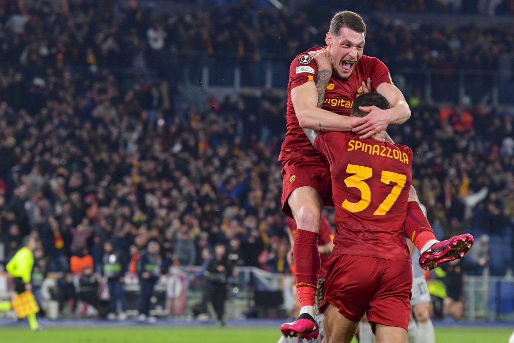 Belotti AS Roma v RB Salzburg: Knockout Round Play-Off Leg Two - UEFA Europa League