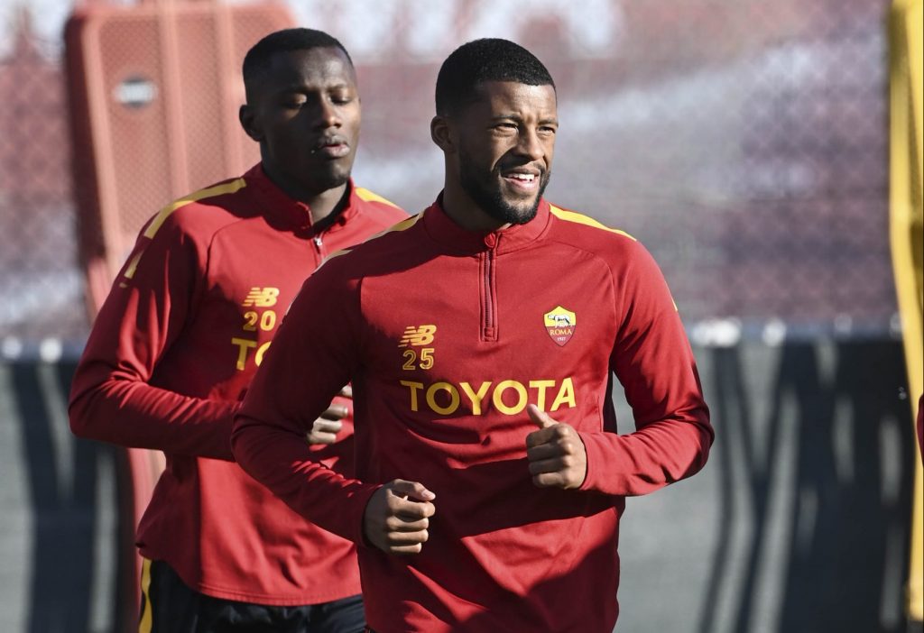 wijnaldum AS Roma Training Session
