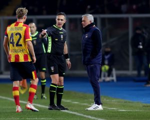 Mourinho US Lecce v AS Roma - Serie A