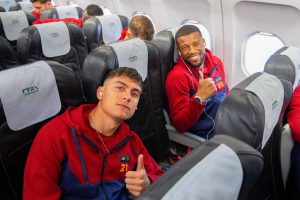 AS Roma Travel To Lecce partenza fiumicino wijnaldum dybala