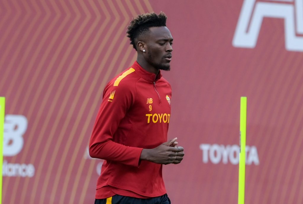 Abraham AS Roma Training Session