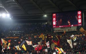 curva sud AS Roma v US Cremonese - Coppa Italia Quarter Final