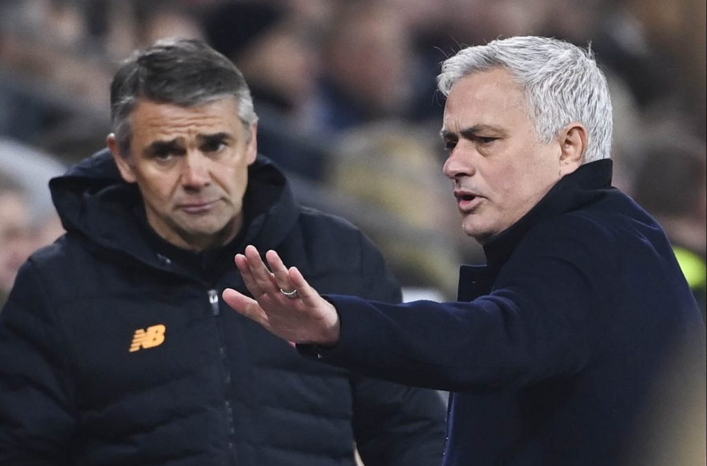 Mourinho  FC Salzburg v AS Roma: Knockout Round Play-Off Leg One - UEFA Europa League