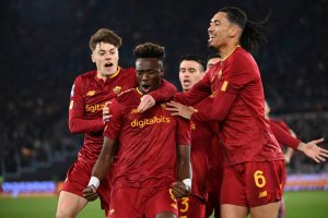 abraham zalewski smalling AS Roma v Empoli FC - Serie A