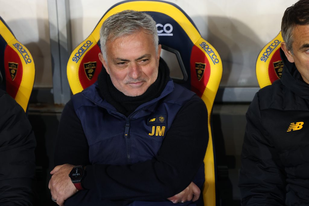 Mourinho US Lecce v AS Roma - Serie A