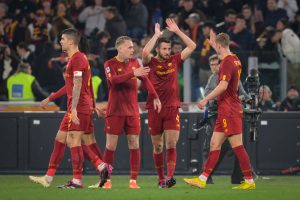 solbakken karsdorp cristante AS Roma v Hellas Verona - Serie A