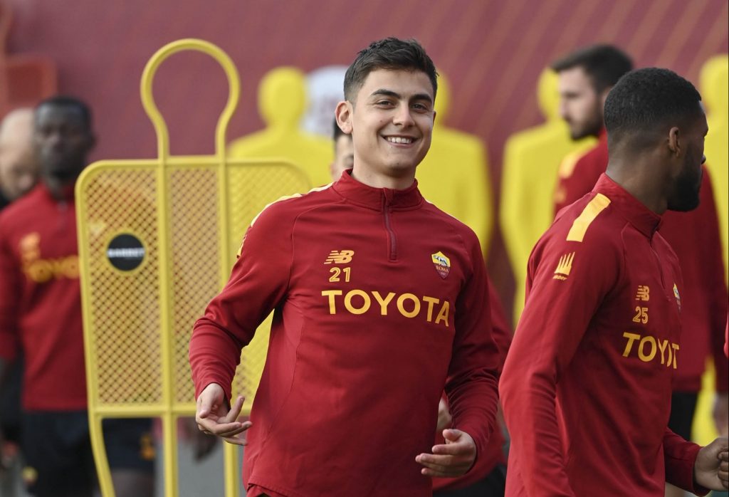 dybala AS Roma Training Session
