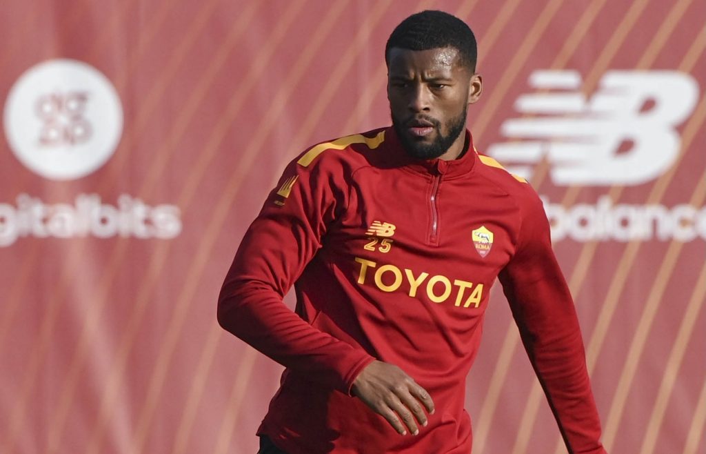 wijnaldum AS Roma Training Session