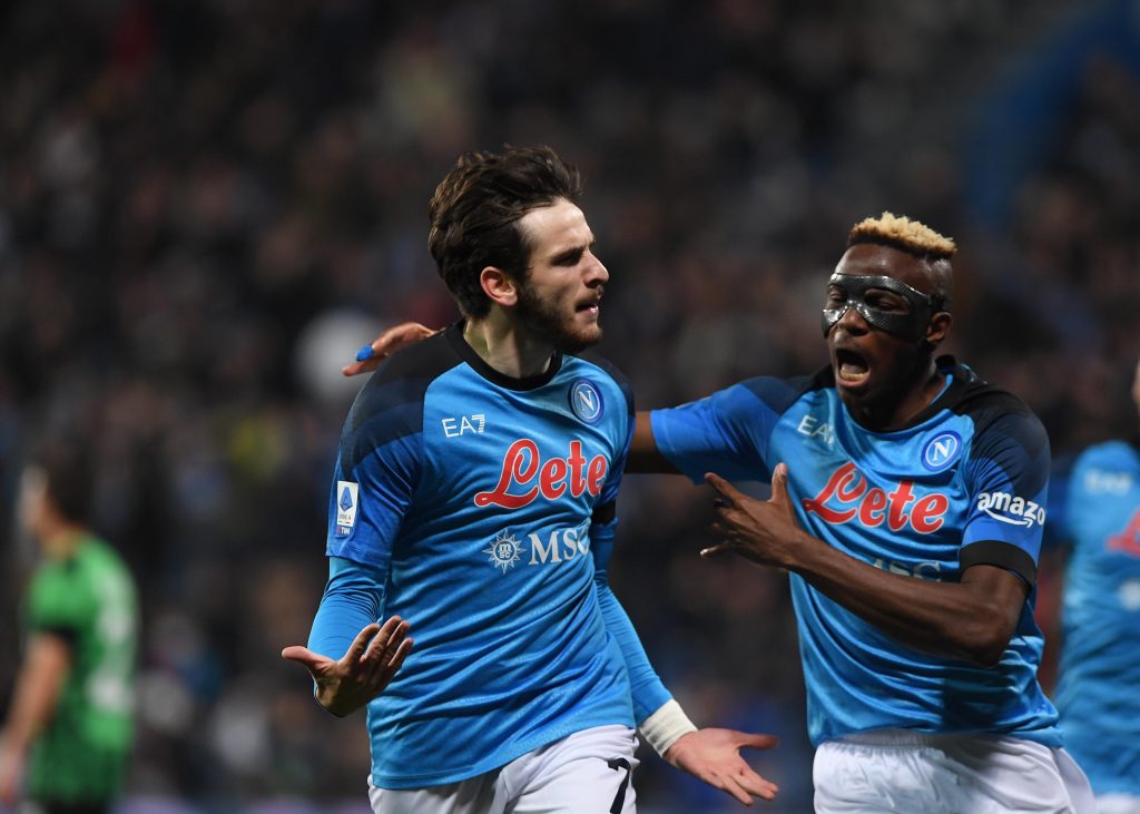 Kvaratskhelia  osimhen US Sassuolo v SSC Napoli - Serie A