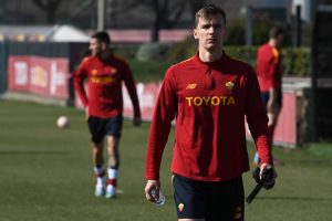 Llorente AS Roma Training Session