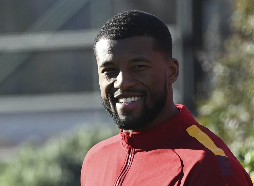 wijnaldum AS Roma Training Session