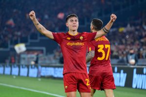 Dybala AS Roma v RB Salzburg: Knockout Round Play-Off Leg Two - UEFA Europa League