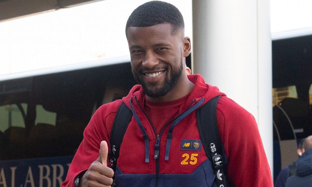 AS Roma Travel To Lecce partenza fiumicino wijnaldum