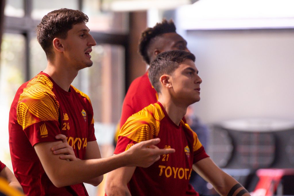 kumbulla dybala AS Roma Training Session