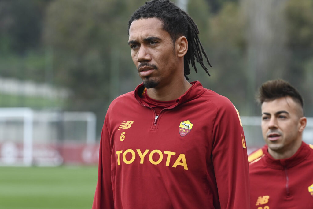 smalling AS Roma Training Session