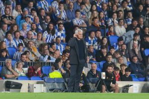 Mourinho Real Sociedad v AS Roma: Round of 16 Leg Two - UEFA Europa League