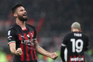 Giroud AC Milan v Salernitana - Serie A