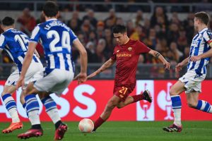 Dybala AS Roma v Real Sociedad: Round of 16 Leg One - UEFA Europa League