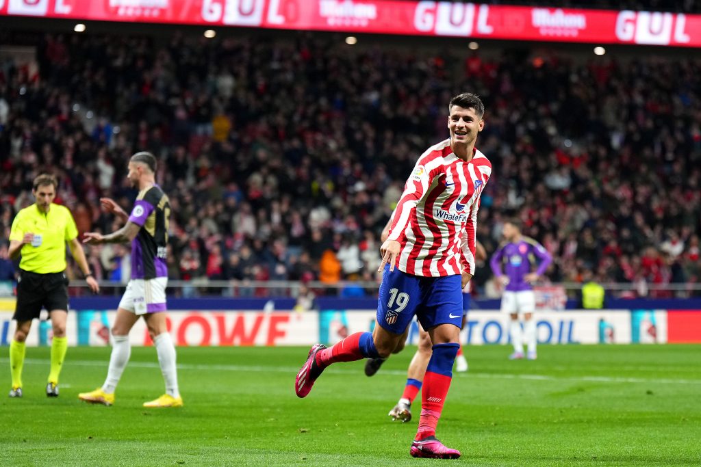 morata Atletico de Madrid v Real Valladolid CF - LaLiga Santander