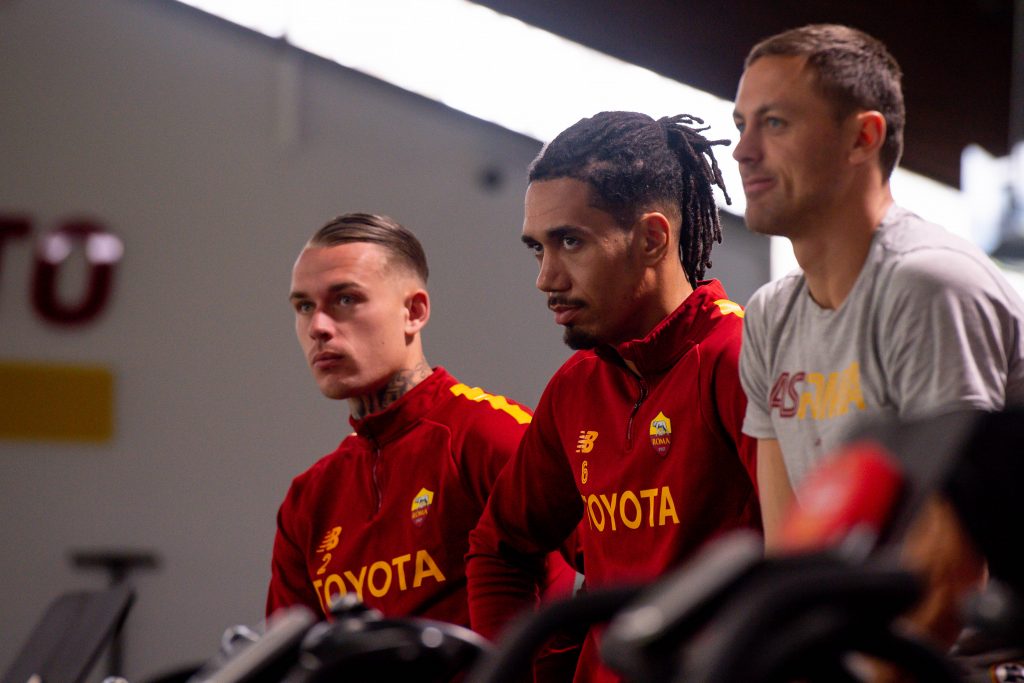 smalling matic karsdorp AS Roma Training Session