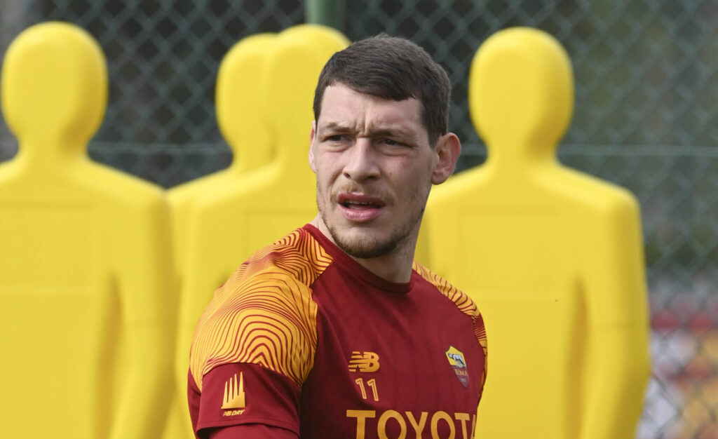 Belotti AS Roma Training Session