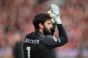 alisson Liverpool FC v Manchester United - Premier League