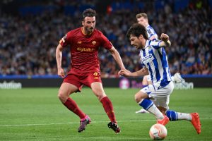 Cristante Real Sociedad v AS Roma: Round of 16 Leg Two - UEFA Europa League