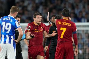 Belotti Real Sociedad v AS Roma: Round of 16 Leg Two - UEFA Europa League