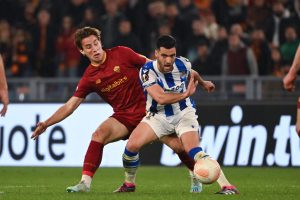 merino AS Roma v Real Sociedad: Round of 16 Leg One - UEFA Europa League