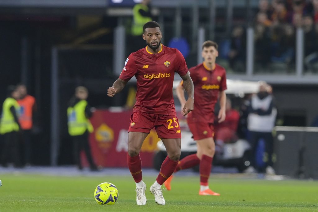 Wijnaldum AS Roma v US Sassuolo - Serie A