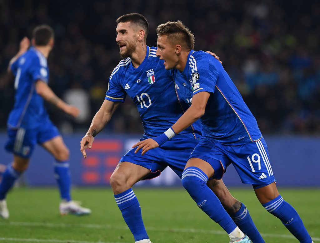 pellegrini retegui Italy v England: Group C - UEFA EURO 2024 Qualifying Round
