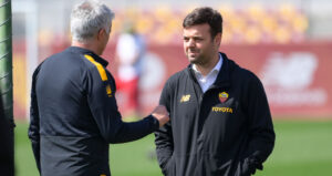Mourinho Pinto AS Roma Training Session