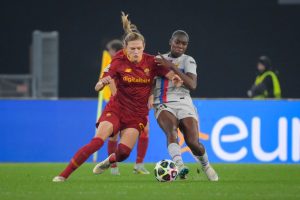 Wenninger AS Roma v FC Barcelona: Quarter-Final 1st Leg - UEFA Women's Champions League