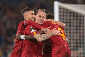 Karsdorp AS Roma v Real Sociedad: Round of 16 Leg One - UEFA Europa League