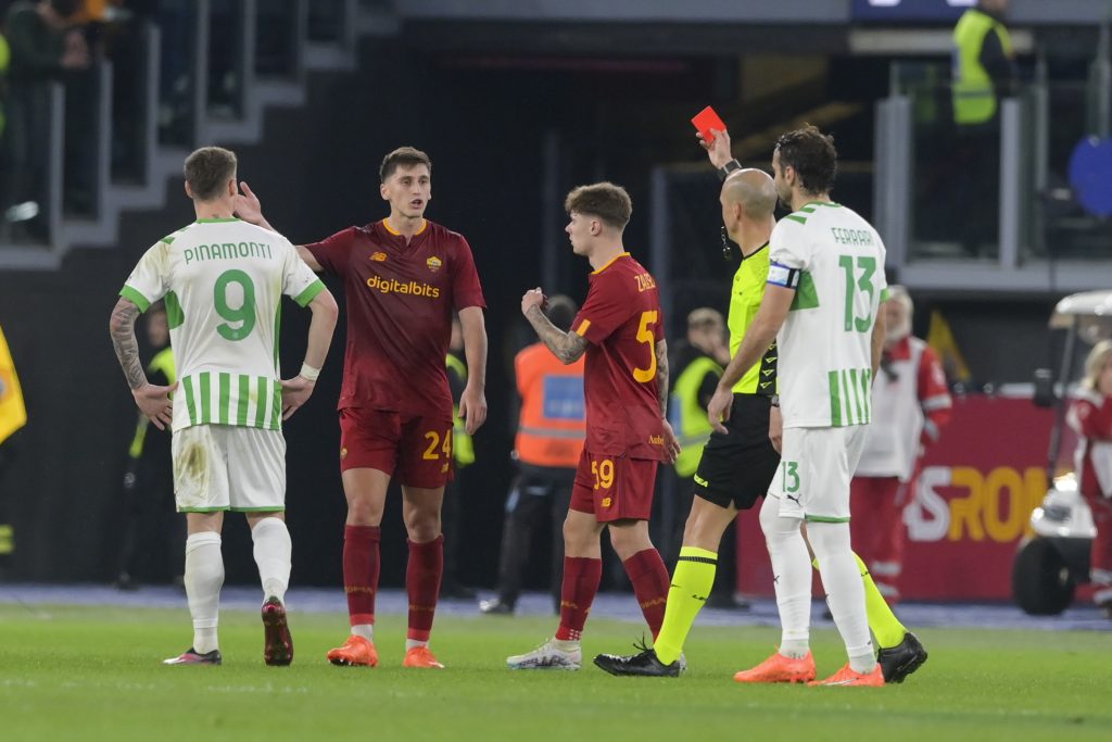 Kumbulla AS Roma v US Sassuolo - Serie A