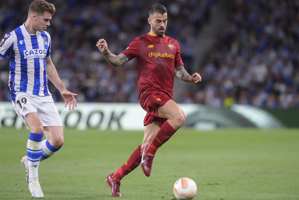Spinazzola Real Sociedad v AS Roma: Round of 16 Leg Two - UEFA Europa League