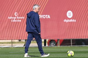 mourinho AS Roma Training Session