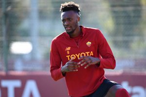 Abraham AS Roma Training Session