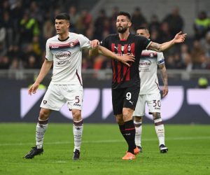 Giroud AC Milan v Salernitana - Serie A