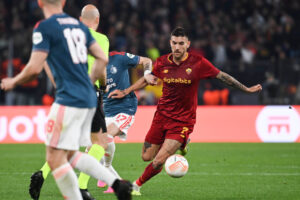Pellegrini AS Roma v Feyenoord: Quarterfinal Second Leg - UEFA Europa League