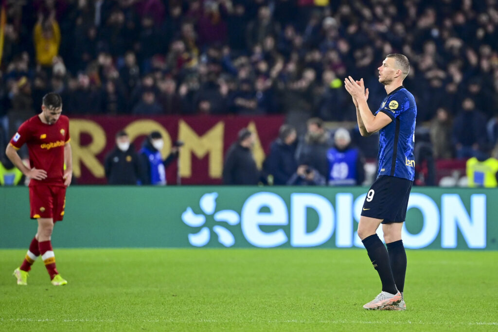dzeko AS Roma v FC Internazionale - Serie A