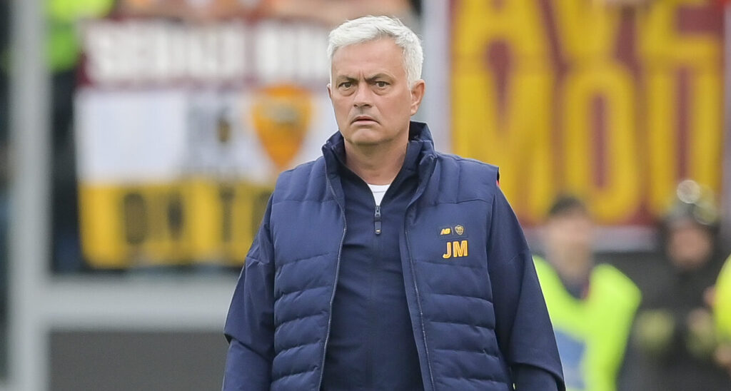mourinho AS Roma v AC MIlan - Serie A