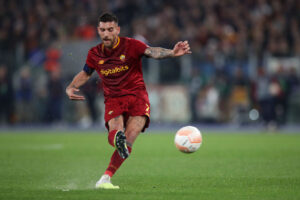 Pellegrini AS Roma v Feyenoord: Quarterfinal Second Leg - UEFA Europa League