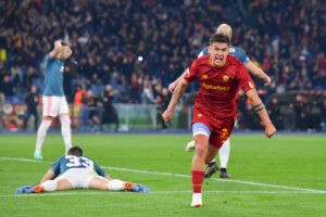 Dybala AS Roma v Feyenoord: Quarterfinal Second Leg - UEFA Europa League