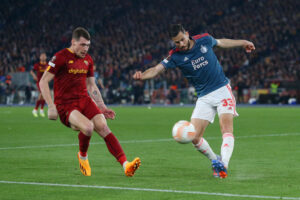 Belotti AS Roma v Feyenoord: Quarterfinal Second Leg - UEFA Europa League