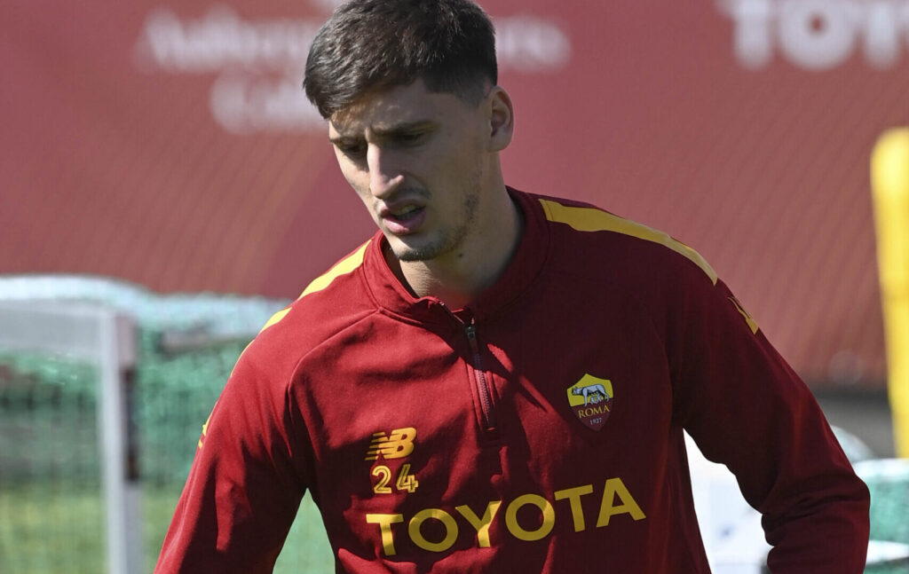 Kumbulla AS Roma Training Session