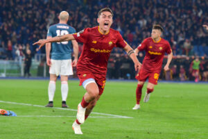 Dybala AS Roma v Feyenoord: Quarterfinal Second Leg - UEFA Europa League