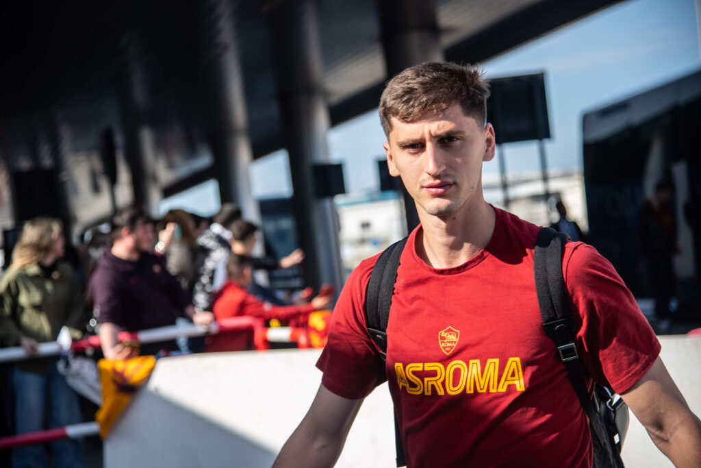 kumbulla AS Roma Travel To Bergamo