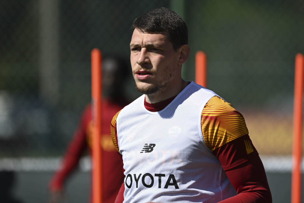 belotti AS Roma Training Session