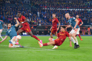 Dybala AS Roma v Feyenoord: Quarterfinal Second Leg - UEFA Europa League